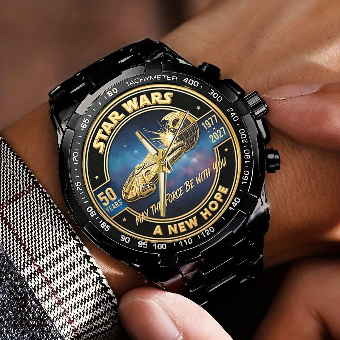 Star Wars 50th Anniversary Stainless Steel Watch