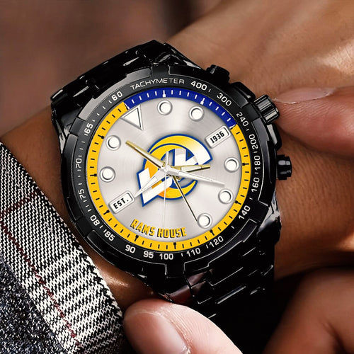 LA Rams Stainless Steel Watch