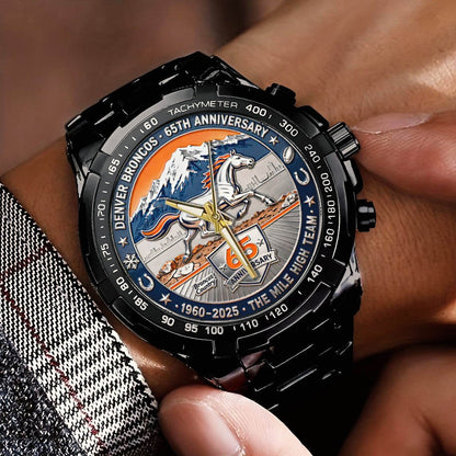 Denver Broncos The 65th Anniversary Custom Watch