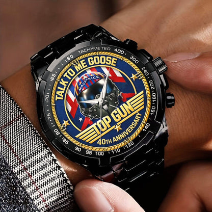 Top Gun 40th Anniversary Stainless Steel Watch