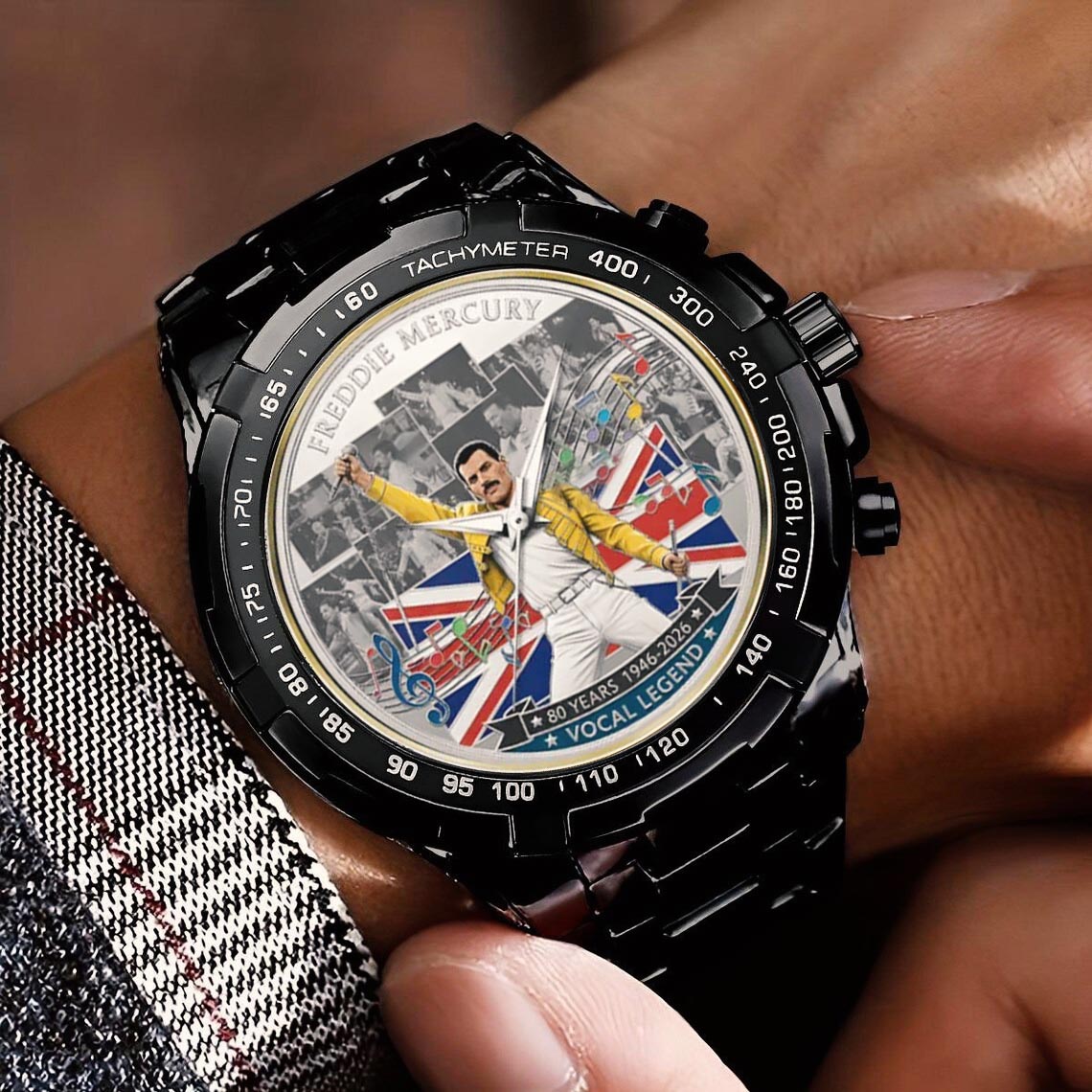 Freddie Mercury Stainless Steel Watch