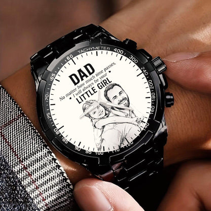 Father's Day Dad and Little Girl Husband Daddy Grandpa Limited Edition Watch