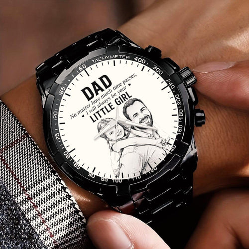 Father's Day Dad and Little Girl Husband Daddy Grandpa Limited Edition Watch