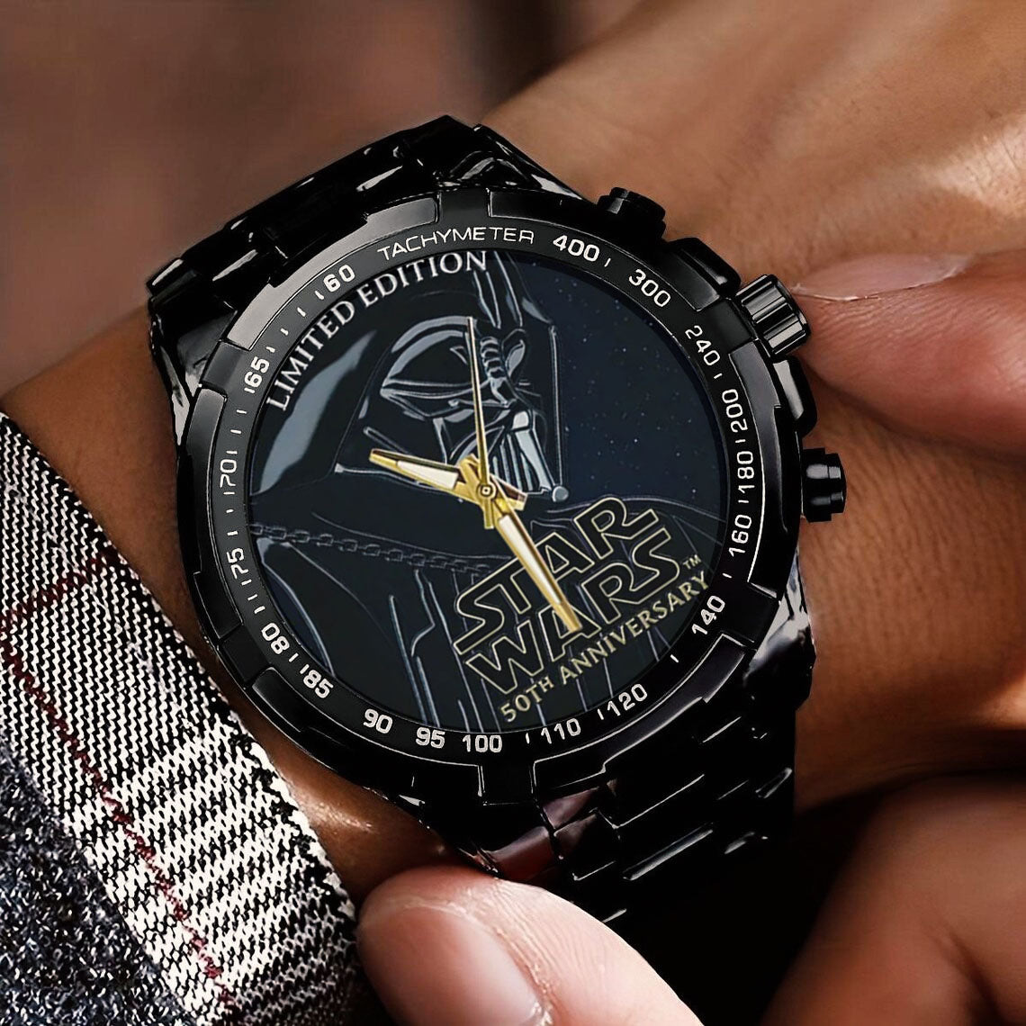 Star Wars 50th Anniversary Stainless Steel Watch