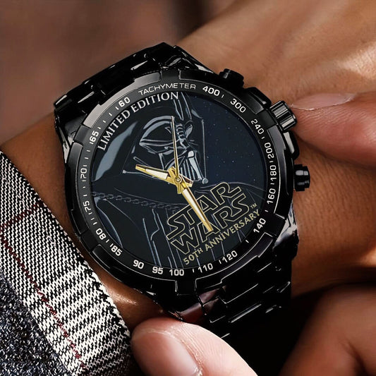 Star Wars 50th Anniversary Stainless Steel Watch
