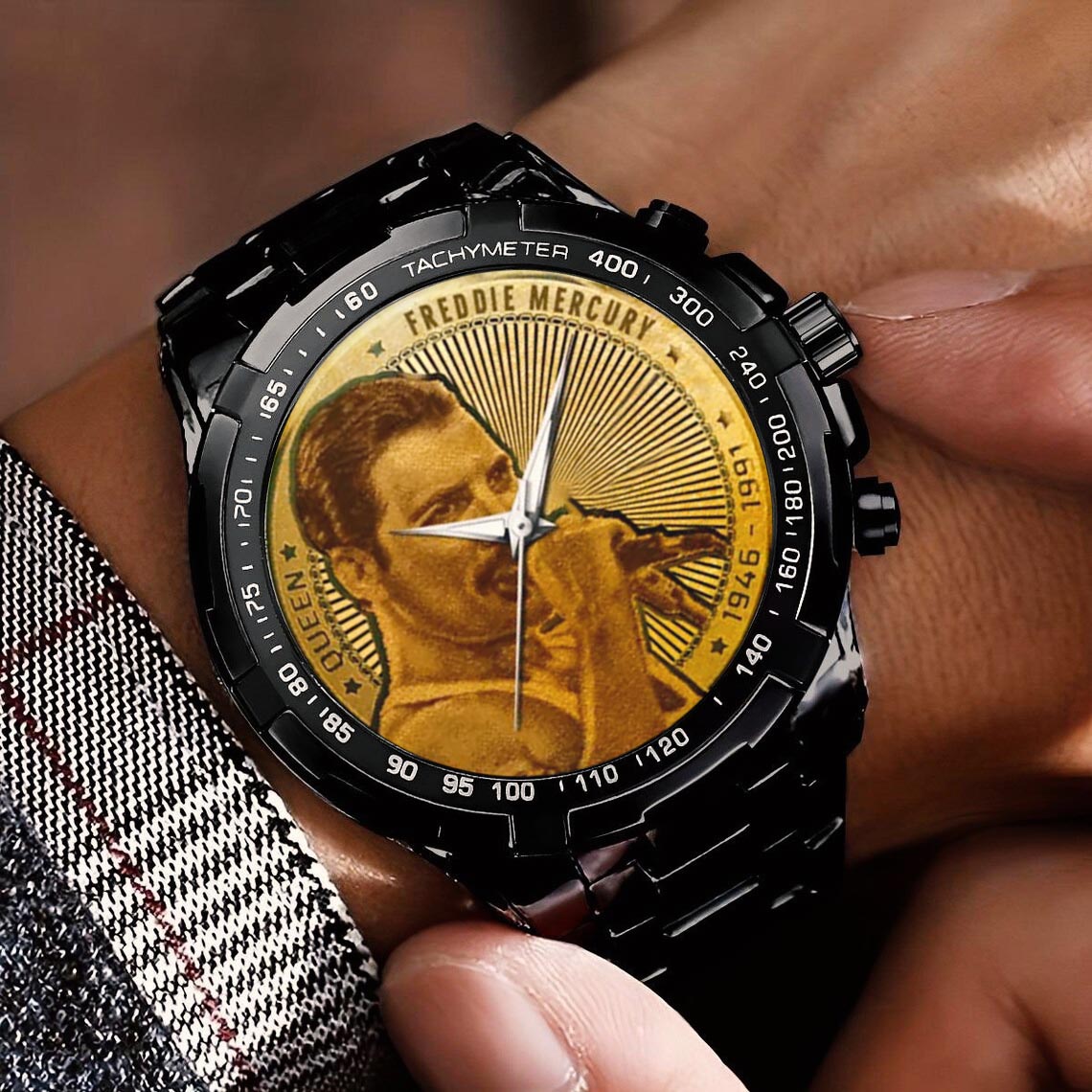Freddie Mercury Stainless Steel Watch