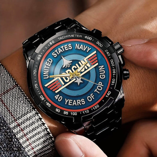 Top Gun Stainless Steel Watch