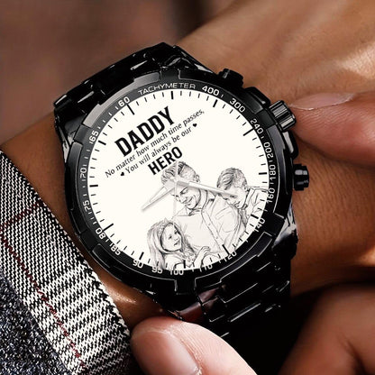 Father's Day Hero Husband Daddy Grandpa Limited Edition Watch