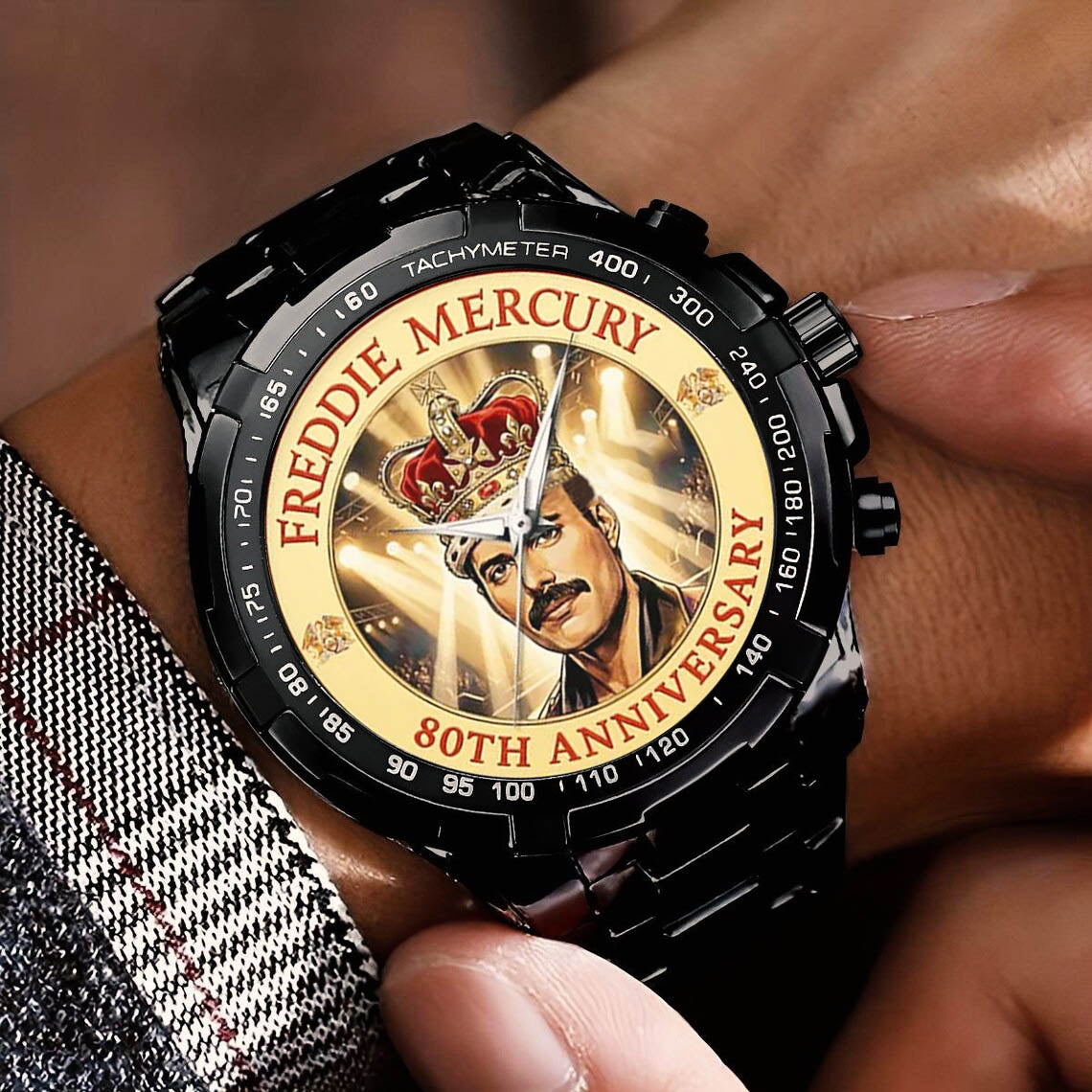 Freddie Mercury Stainless Steel Watch
