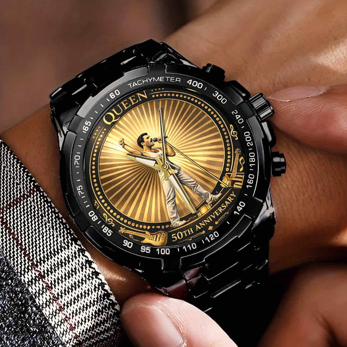 Freddie Mercury 50th Anniversary Stainless Steel Watch