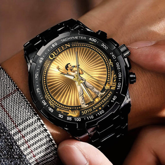 Freddie Mercury 50th Anniversary Stainless Steel Watch