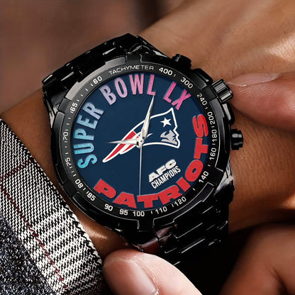 Super Bowl Stainless Steel Watch