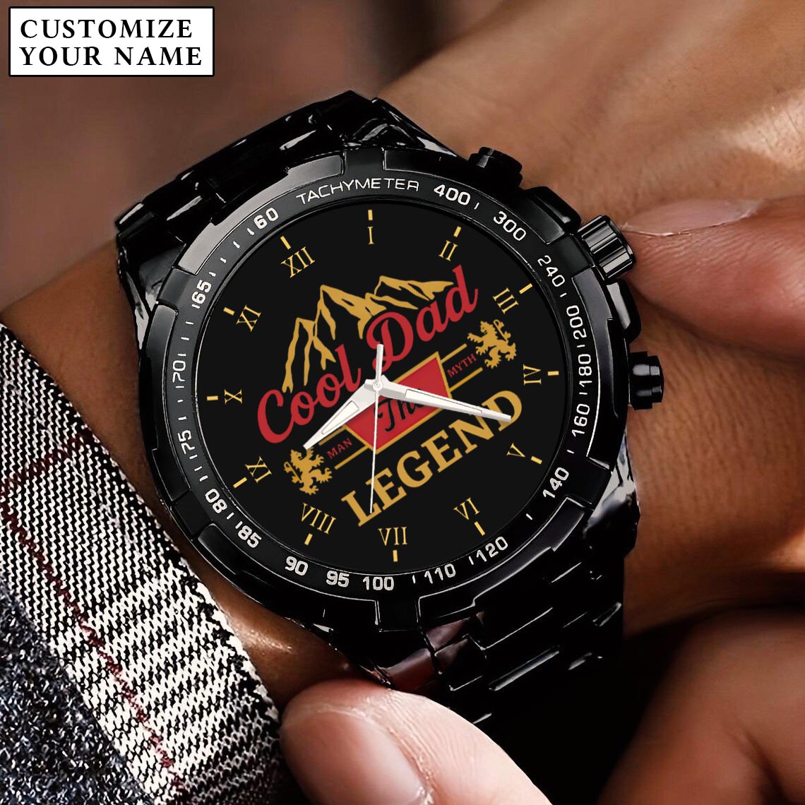 Personalized Father's Day Cool Dad The Legend Watch