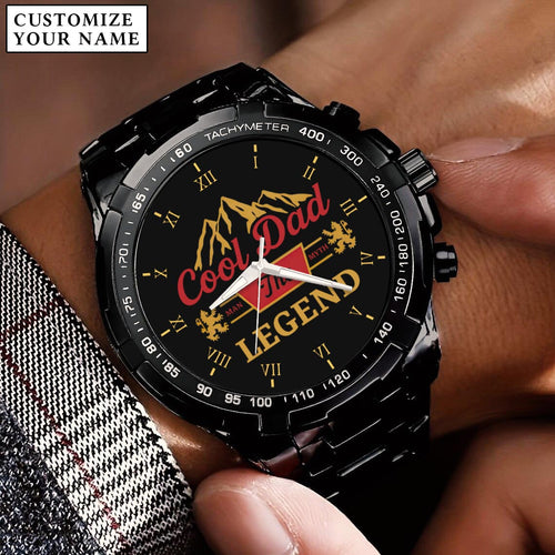 Personalized Father's Day Cool Dad The Legend Watch
