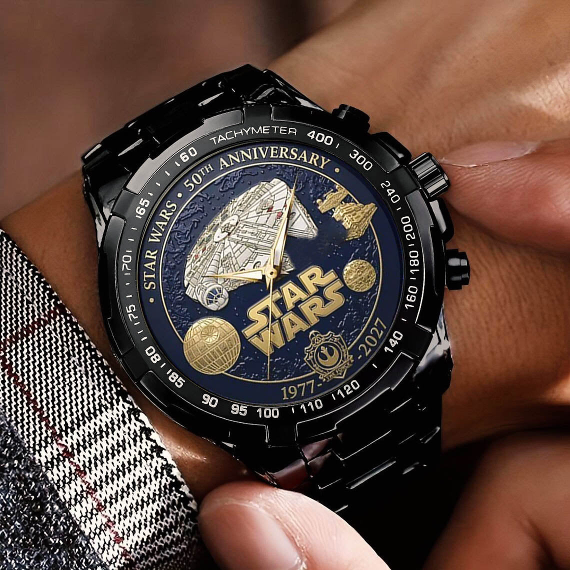 Star Wars 50th Anniversary Stainless Steel Watch