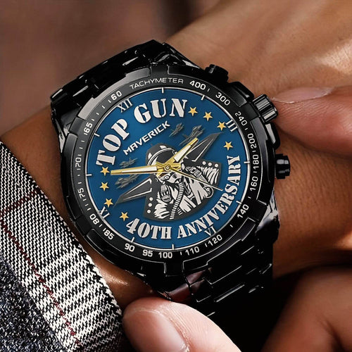 Top Gun 40th Anniversary Stainless Steel Watch