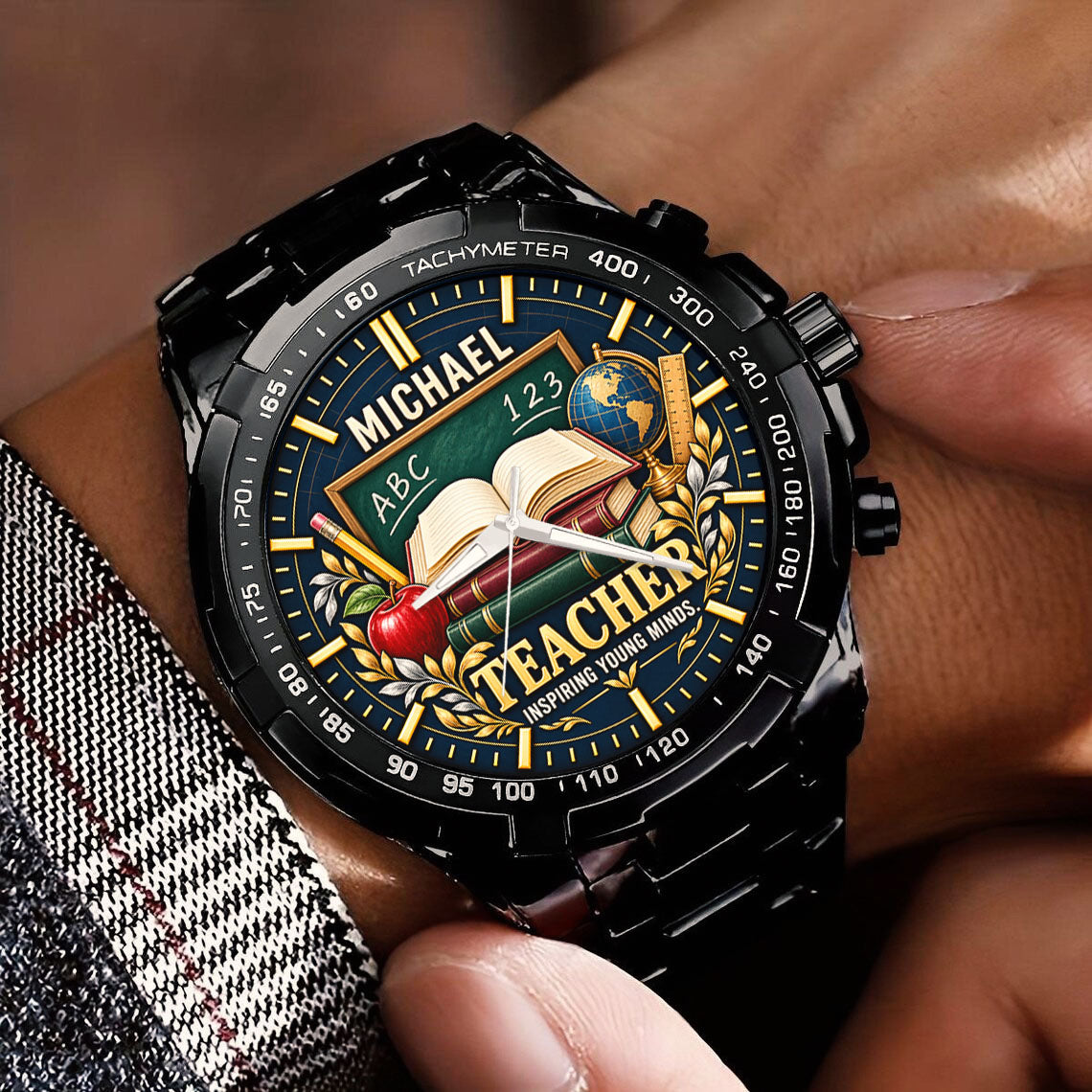 Personalized Teacher Watch – Custom Name Teacher Appreciation Gift