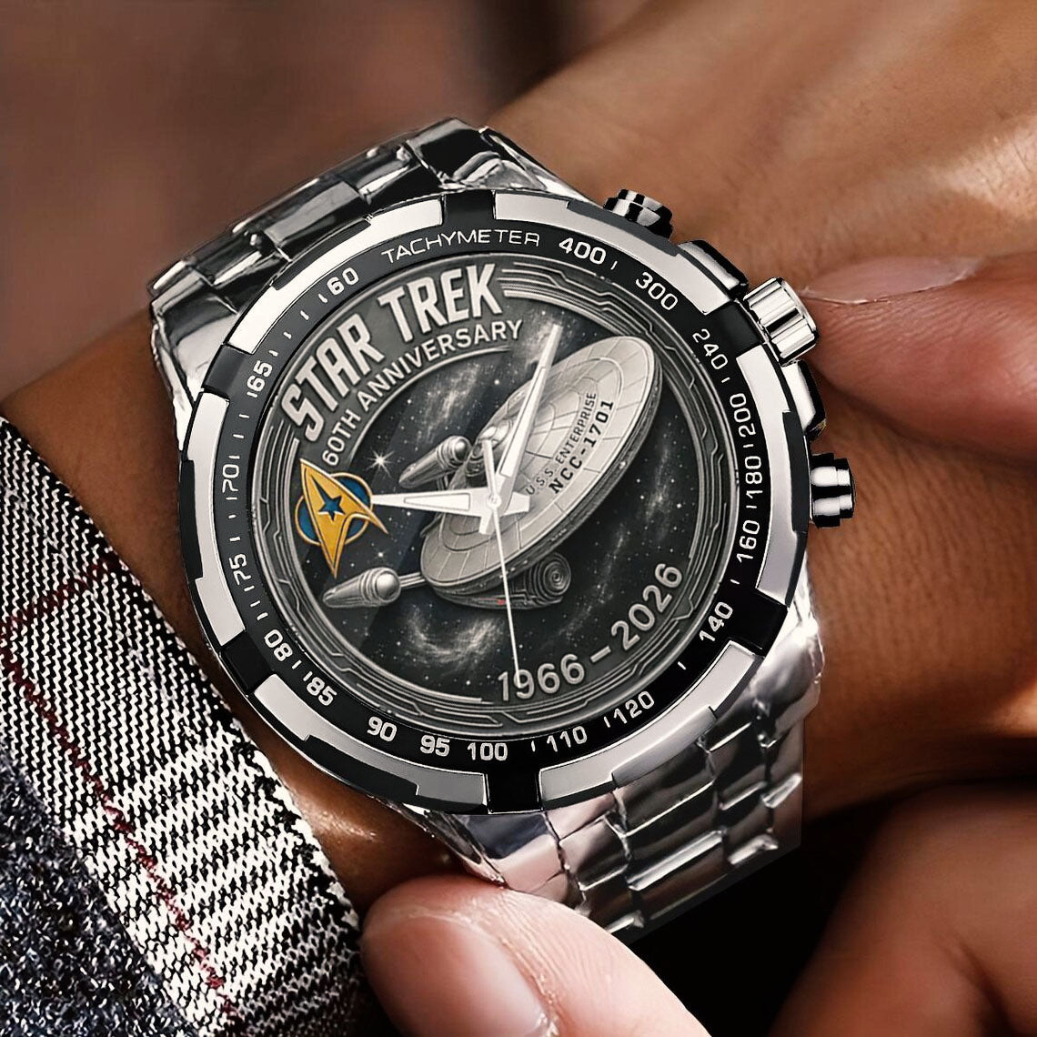 Star Trek 60th Anniversary Stainless Steel Watch
