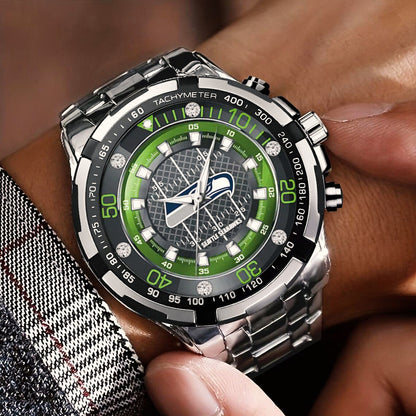 Seattle Seahawks Stainless Steel Watch