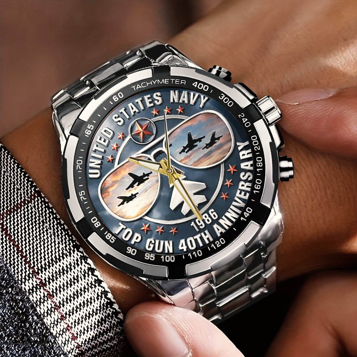 Top Gun 40th Stainless Steel Watch