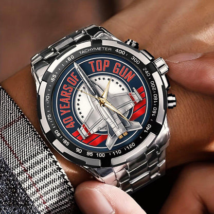 Top Gun 40th Anniversary Stainless Steel Watch