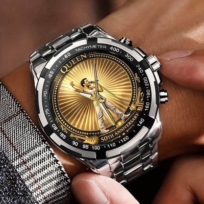 Freddie Mercury 50th Anniversary Stainless Steel Watch
