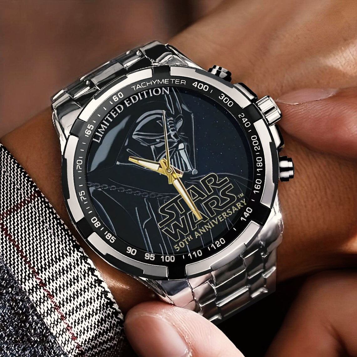 Star Wars 50th Anniversary Stainless Steel Watch