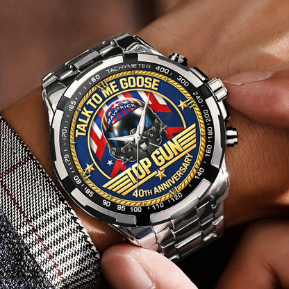Top Gun 40th Anniversary Stainless Steel Watch