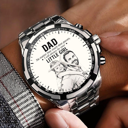 Father's Day Dad and Little Girl Husband Daddy Grandpa Limited Edition Watch