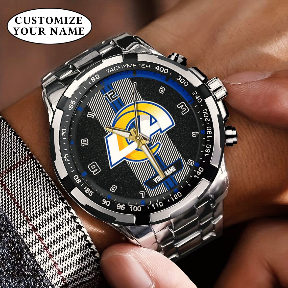 Personalized Stainless Steel Watch
