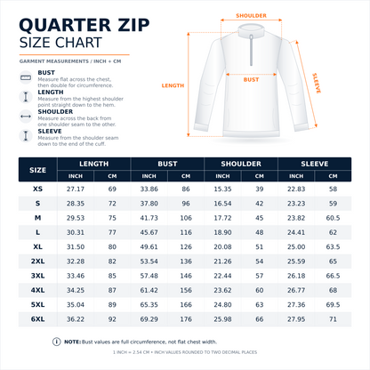 Personalized Custom Team Quarter-Zip Sweatshirt, Custom Name and Number