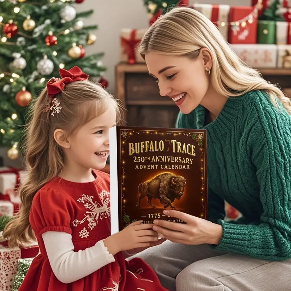 2025 Buffalo Trace Advent Calendar 24 Days Blind Box Christmas Tree Decoration
