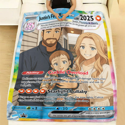 Personalized PKM Photo Art Blanket - Family Edition