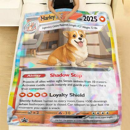 Personalized PKM Pet Photo Art Blanket - Pet Edition