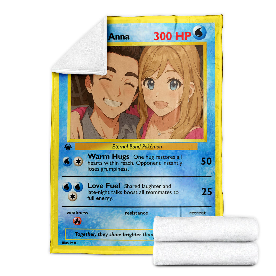 Personalized PKM Photo Art Blanket - Anniversary Edition