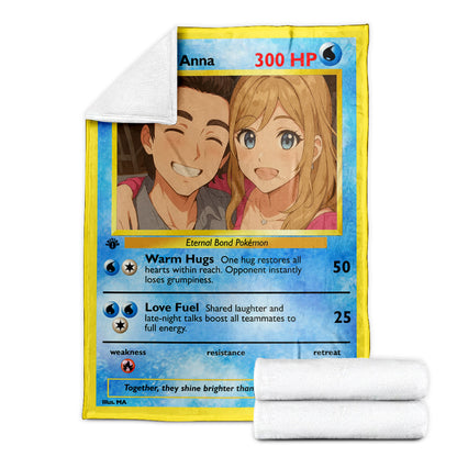 Personalized PKM Photo Art Blanket - Anniversary Edition