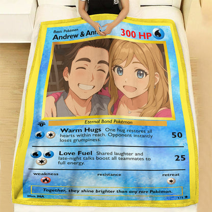 Personalized PKM Photo Art Blanket - Anniversary Edition