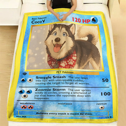 Personalized PKM Pet Photo Art Blanket - Pet Edition