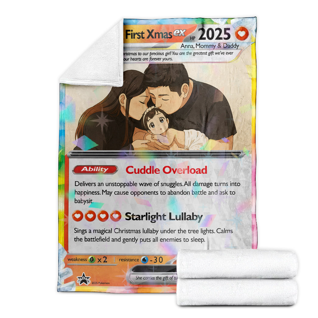 Personalized PKM Photo Art Blanket - Family Edition