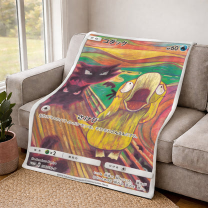 PKM Spyduck The Scream Custom Fleece Blanket