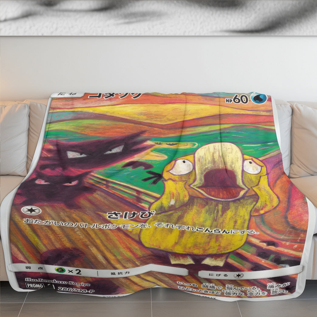 PKM Spyduck The Scream Custom Fleece Blanket
