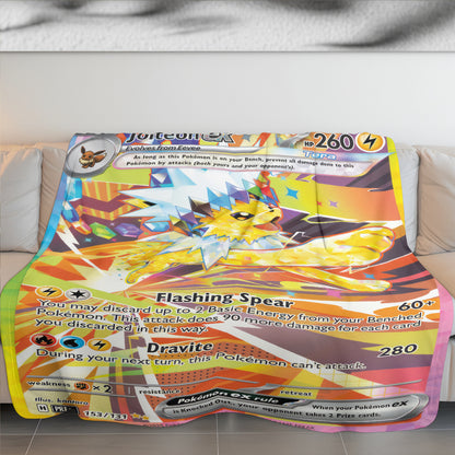PKM Jolteon EX Custom Fleece Blanket