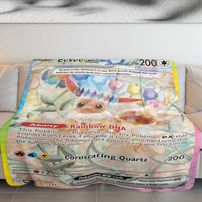 PKM Eevee EX Custom Fleece Blanket