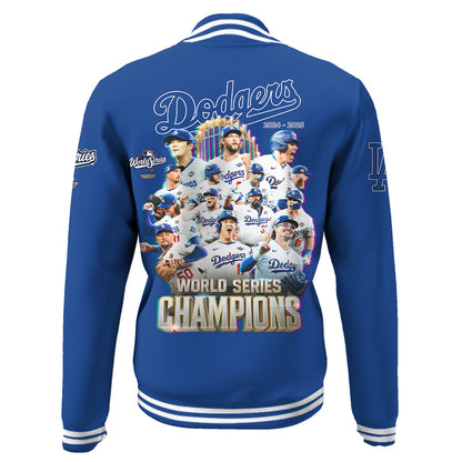 LA Dodgers 2025 Worlds Series Champion Baseball Jacket