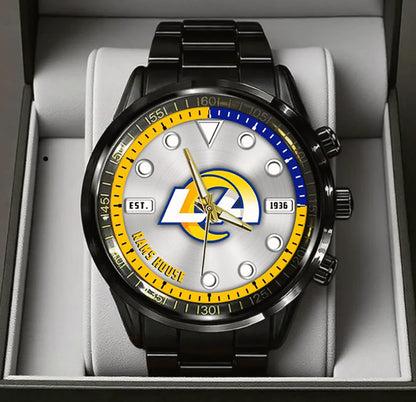LA Rams Stainless Steel Watch