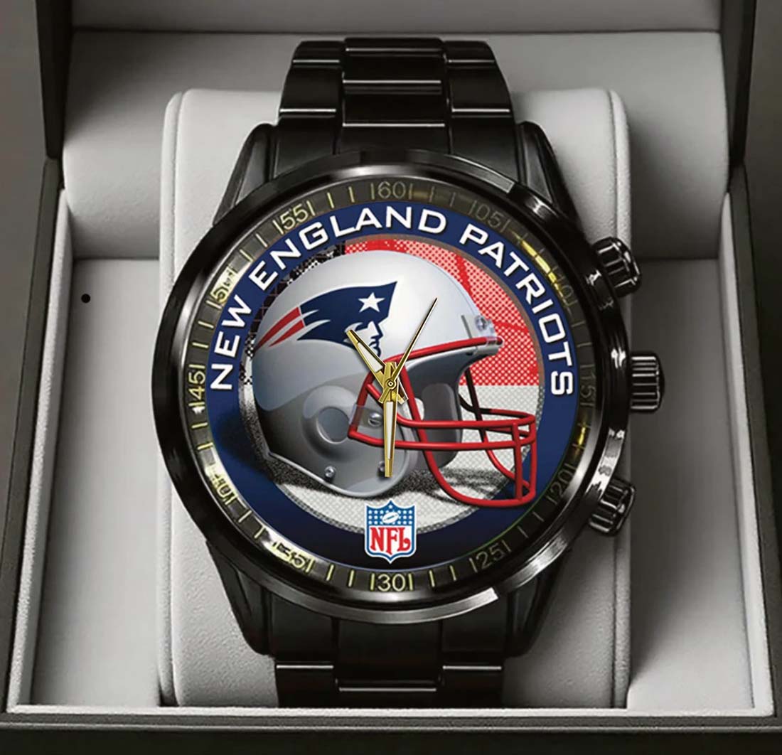 New England Patriots Champions Stainless Steel Watch