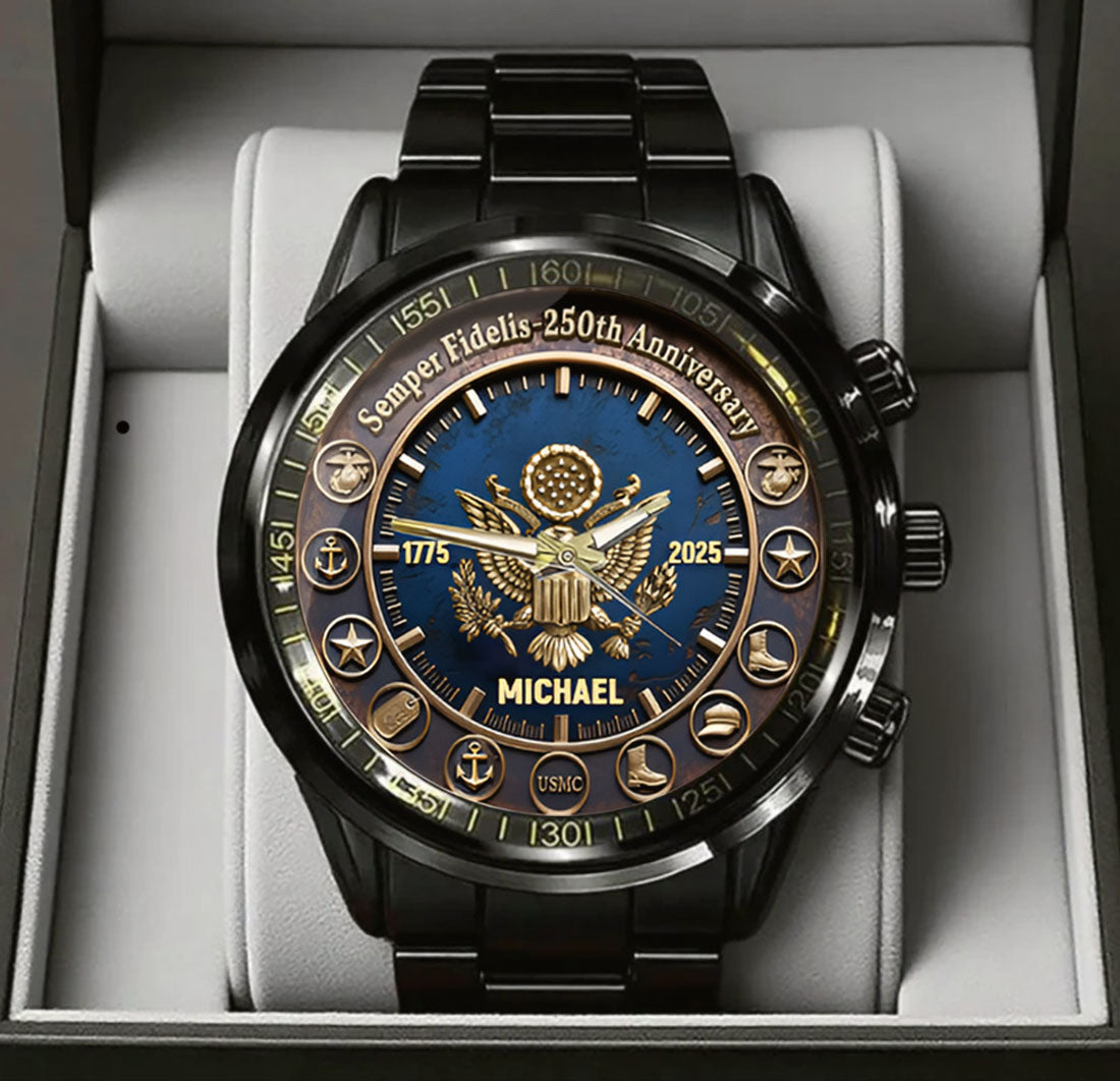 250th Anniversary Stainless Customized Steel Watch