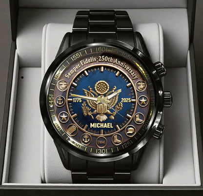 250th Anniversary Stainless Customized Steel Watch