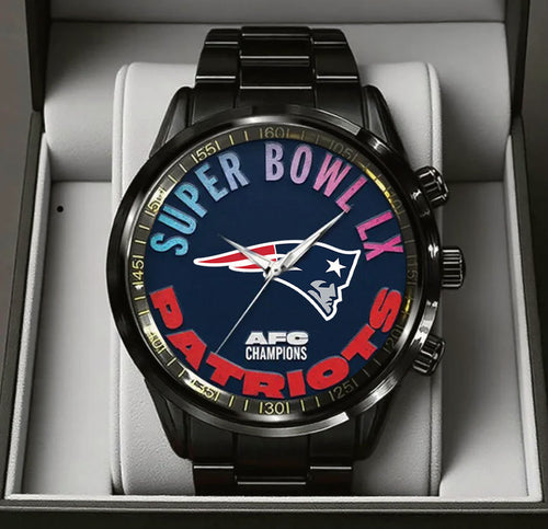Super Bowl Stainless Steel Watch