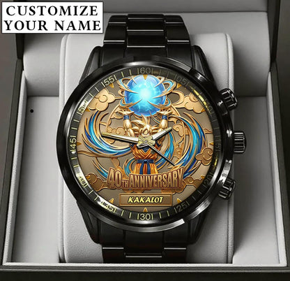 Personalized Spirit Bomb 40th Anniversary Watch – Custom Name For Milestone Celebration